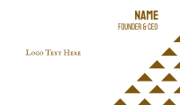 Golden & Antique Business Card