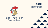Chicken Scribble Business Card Design