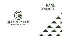 Green Fork Business Card example 2