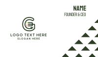 Leaf Fork G Business Card Design