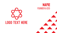 Red Star Business Card example 4