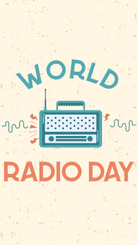 Simple Radio Day Facebook Story