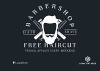 Barber Postcard example 1