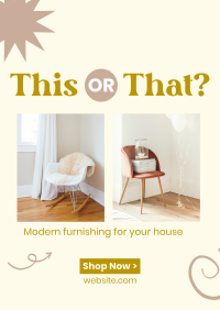 Modern Furnishing Poster