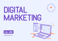 Simple Digital Marketing  Postcard