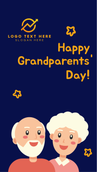 Grandparents Day Illustration Greeting Instagram Story