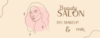 Hand Drawn Beauty Salon Facebook Cover