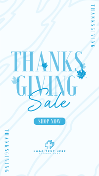 Thanksgiving Autumn Shop Sale Instagram Story