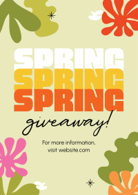 Spring Giveaway Flyer