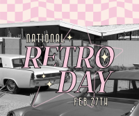 Nostalgic Retro Day Facebook Post