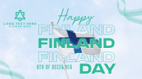 Simple Finland Indepence Day Animation