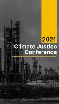 Climate Justice Conference Facebook Story