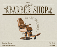 Editorial Barber Shop Facebook Post