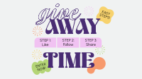 Simple Giveaway Steps Animation