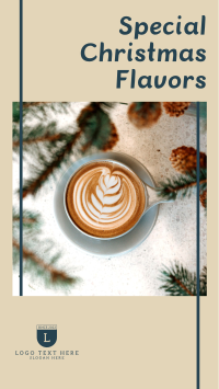 Christmas Coffee Facebook Story Design