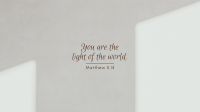 Bible Inspirational Verse YouTube Banner