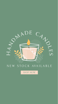 Available Home Candle  Instagram Story