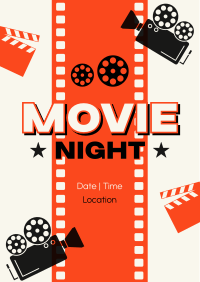 Movie Marathon Night Flyer