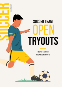 Soccer Tryouts Flyer