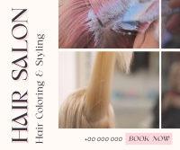 Hair Styling Salon Facebook Post