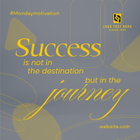 Success Motivation Quote Instagram Post Design