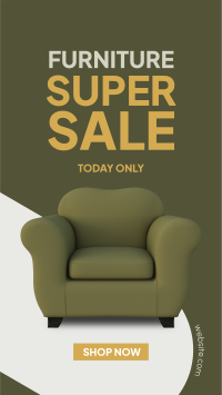 Furniture Super Sale Facebook Story