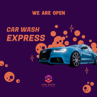 Car Wash Opening Instagram Post Image Preview