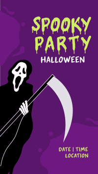 Spooky Party Facebook Story