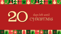 Modern Christmas Countdown Facebook Event Cover