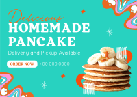 Homemade Pancakes Postcard