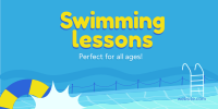 Swimming Lessons Twitter Post