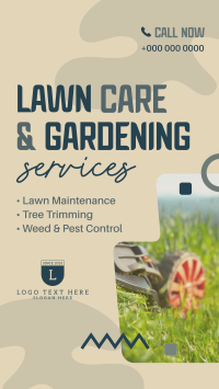 Lawn Care & Gardening Facebook Story