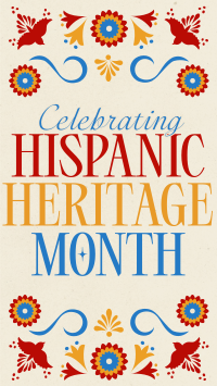 Traditional Hispanic Heritage Month Instagram Reel Image Preview