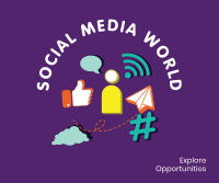 Social Media World Facebook Post