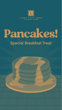 Retro Pancake Breakfast Facebook Story