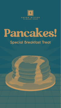 Retro Pancake Breakfast Facebook Story Image Preview
