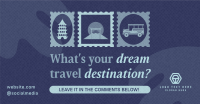 Quirky Travel Destination Facebook Ad