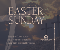 Easter Holy Cross Reminder Facebook Post