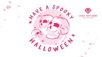 Halloween Skulls Greeting Facebook Event Cover