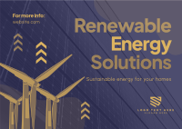 Renewable Energy Solutions Postcard