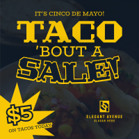 Cinco De Mayo Taco Instagram Post Image Preview