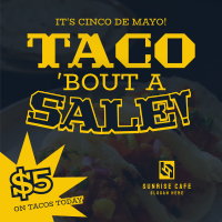 Cinco De Mayo Taco Instagram Post Image Preview