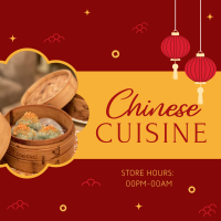 Chinese Cuisine Instagram Post