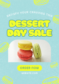 Quirky Dessert Day Sale Poster