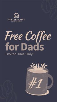 Father's Day Coffee Facebook Story