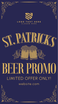 Paddy's Day Beer Promo Facebook Story