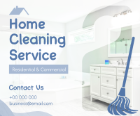 Home Cleaning Service Facebook Post