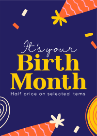 Birthday Month Promo Poster