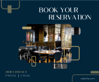 Restaurant Booking Facebook Post