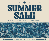 Retro Summer Sale Facebook Post